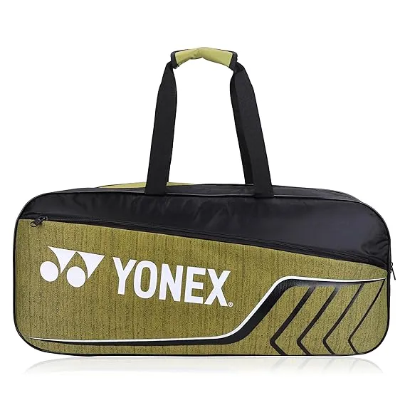 Yonex ACE2 Tournament Badminton Bag Thermal Lined Dual Carrier Dress Blues Spicy Mustard