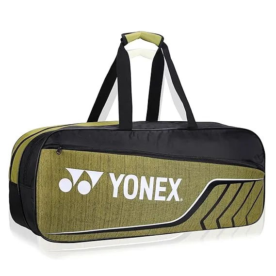 Yonex ACE2 Tournament Badminton Bag Thermal Lined Dual Carrier Dress Blues Spicy Mustard