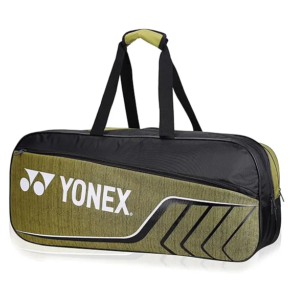 Yonex ACE2 Tournament Badminton Bag Thermal Lined Dual Carrier Dress Blues Spicy Mustard