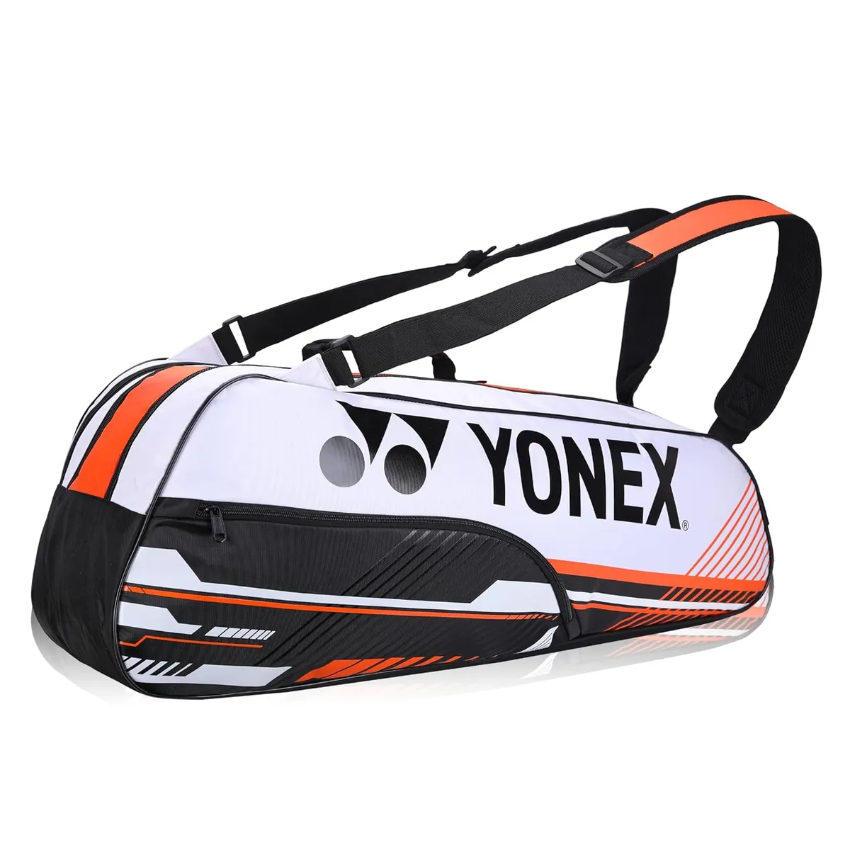 Yonex ACE2 BT6 Badminton Racquet Bag Thermal Lined 6 Racket Anti-Theft Brilliant White