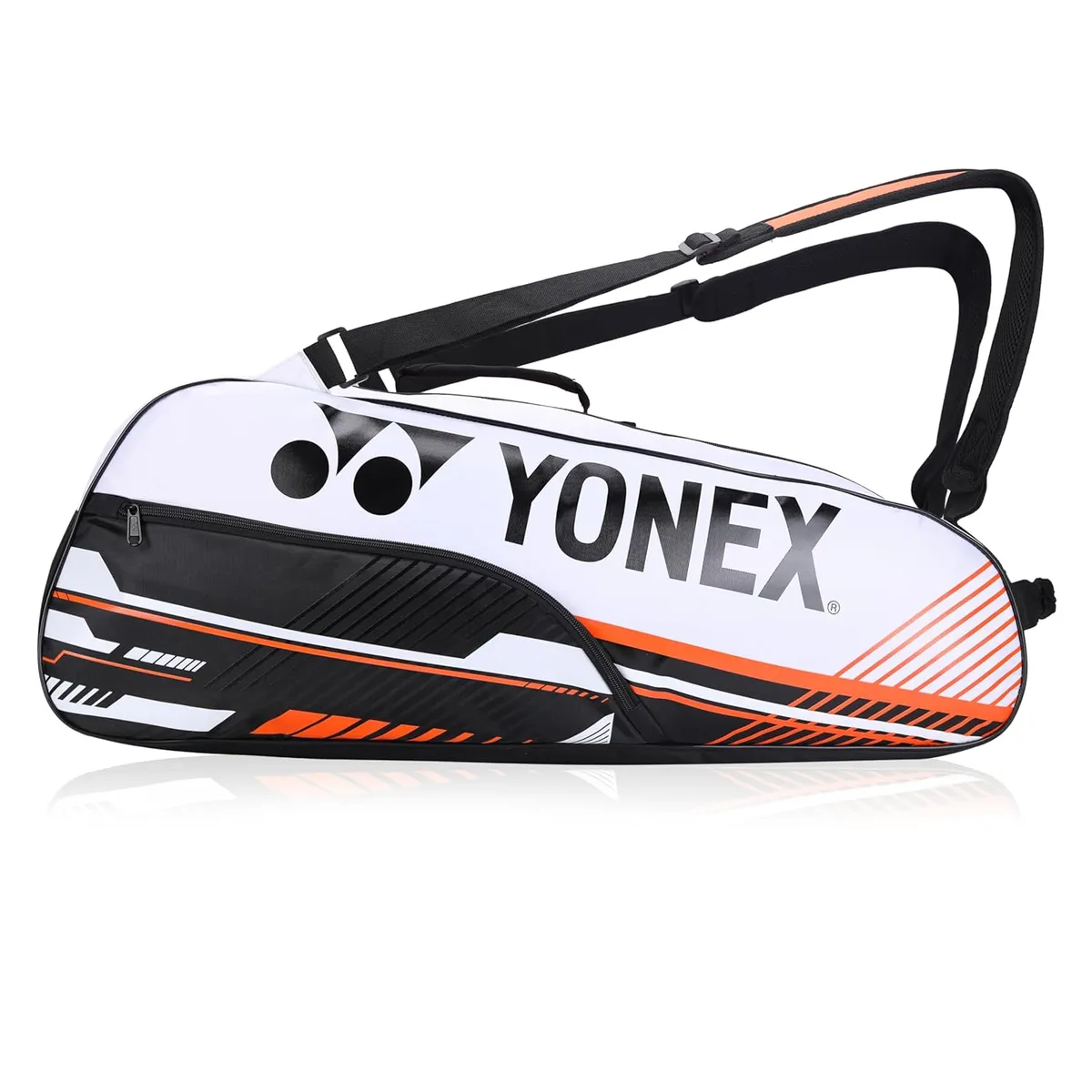 Yonex ACE2 BT6 Badminton Racquet Bag Thermal Lined 6 Racket Anti-Theft Brilliant White