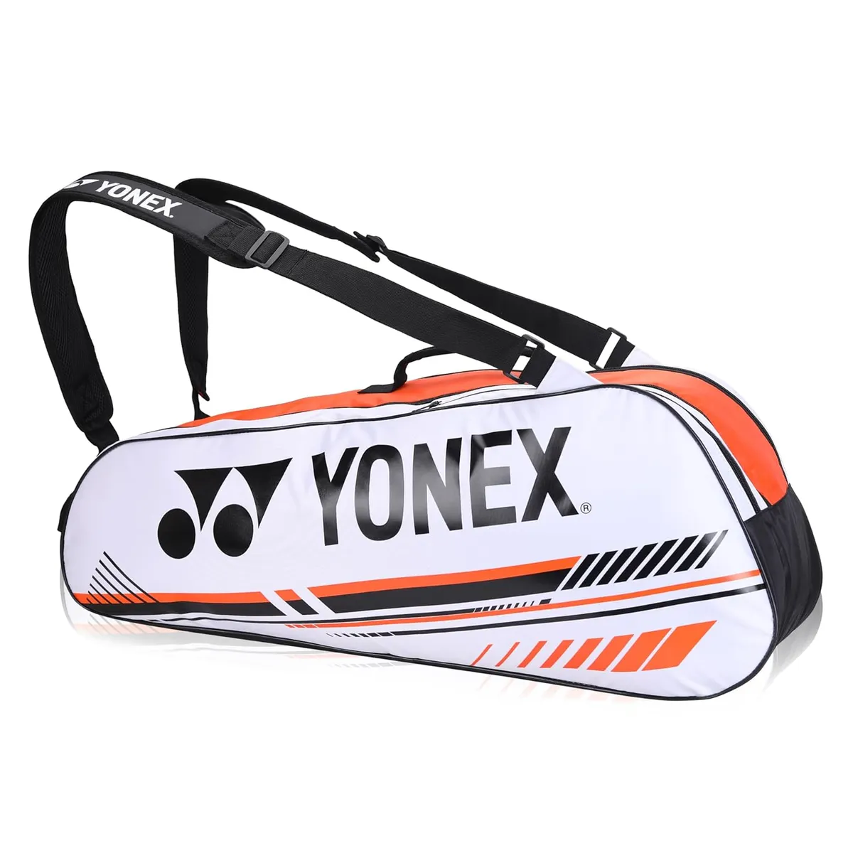 Yonex ACE2 BT6 Badminton Racquet Bag Thermal Lined 6 Racket Anti-Theft Brilliant White
