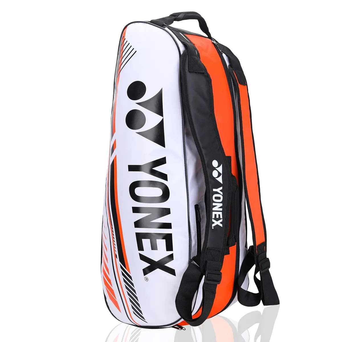 Yonex ACE2 BT6 Badminton Racquet Bag Thermal Lined 6 Racket Anti-Theft Brilliant White