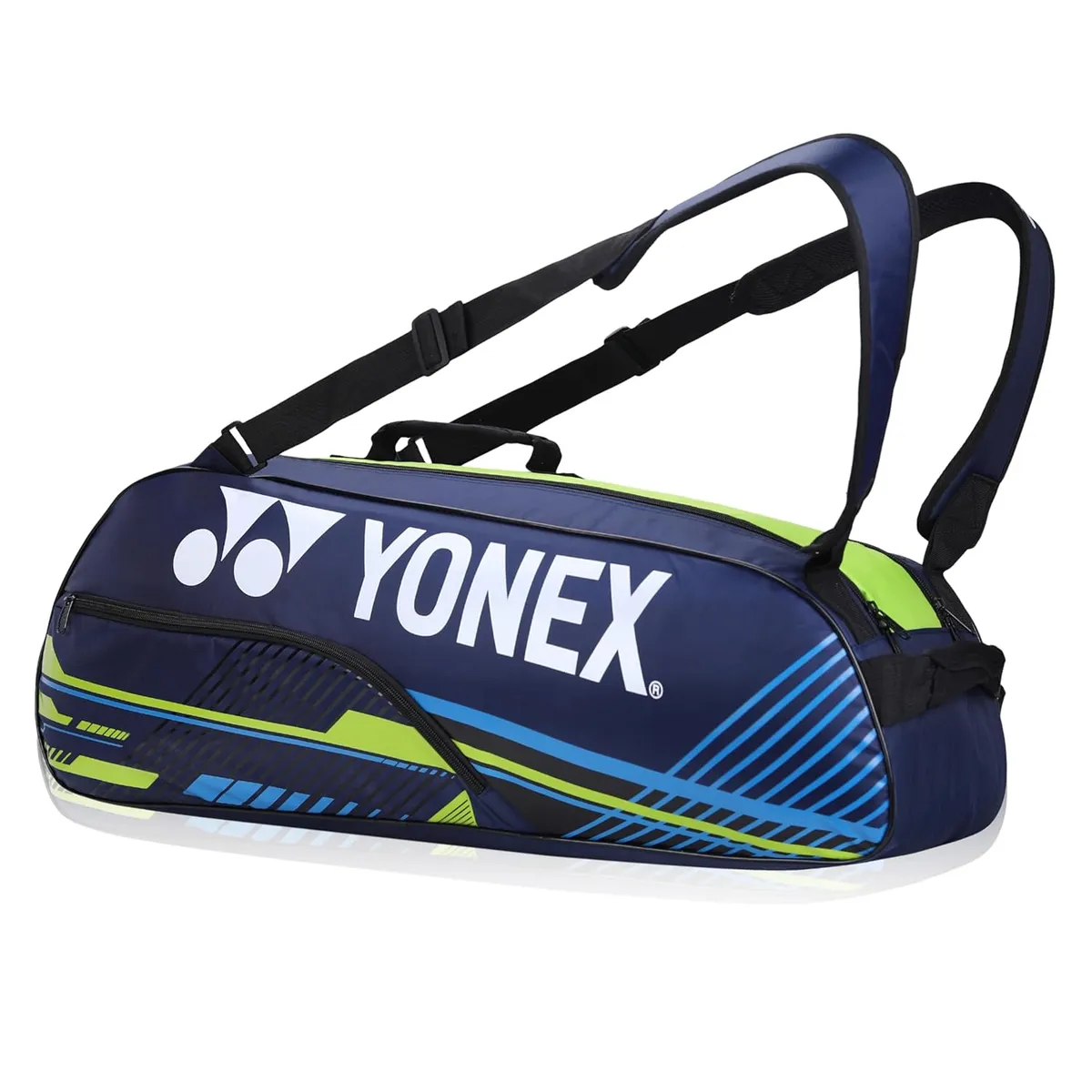 Yonex ACE2 BT6 Badminton Racquet Bag Thermal Lined 6 Racket Anti-Theft Twilight Blue