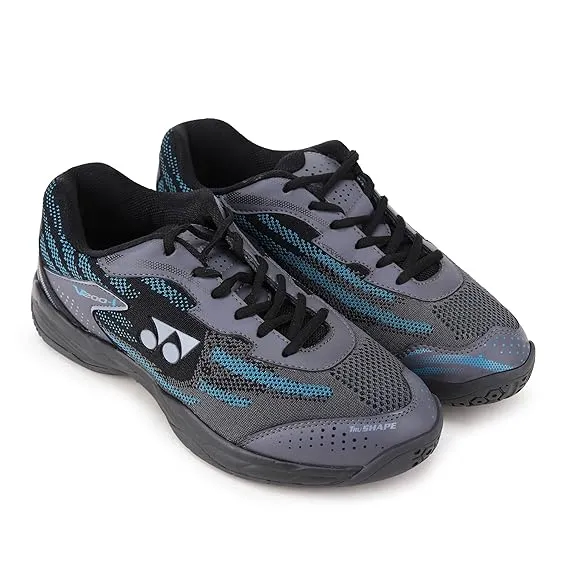 Yonex V200-i Badminton Shoes Duo Foam Carbon Sheet HexaGrip Tru Shape Cyan Black UK 8