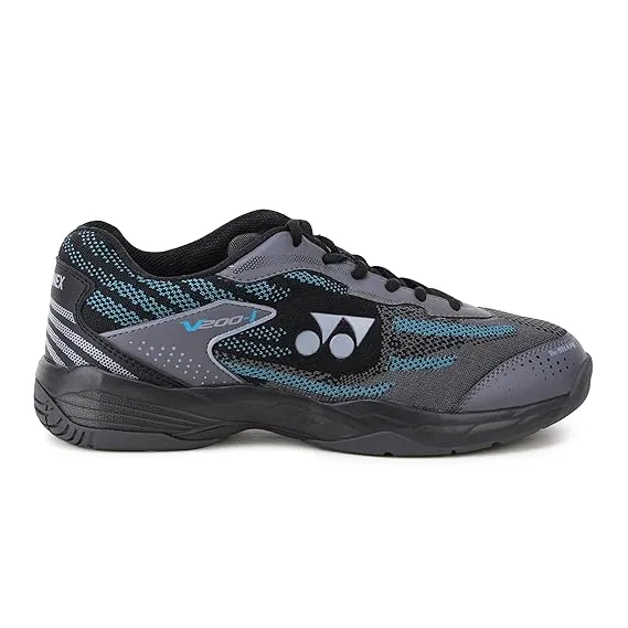 Yonex V200-i Badminton Shoes Duo Foam Carbon Sheet HexaGrip Tru Shape Cyan Black UK 8