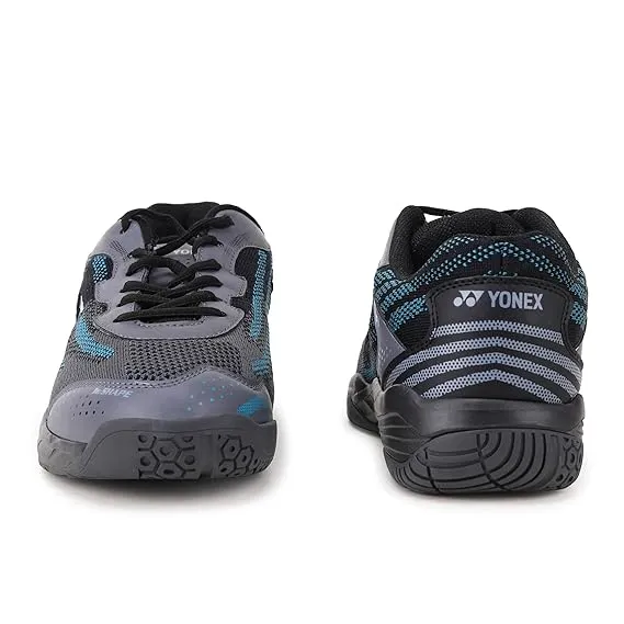 Yonex V200-i Badminton Shoes Duo Foam Carbon Sheet HexaGrip Tru Shape Cyan Black UK 8