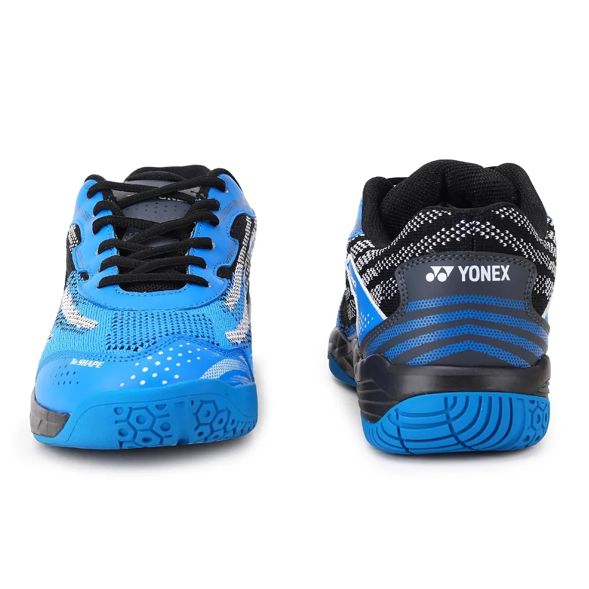 Yonex V200-i Badminton Shoes Duo Foam Carbon Sheet HexaGrip Tru Shape Hyper Royal Slate Black UK 9