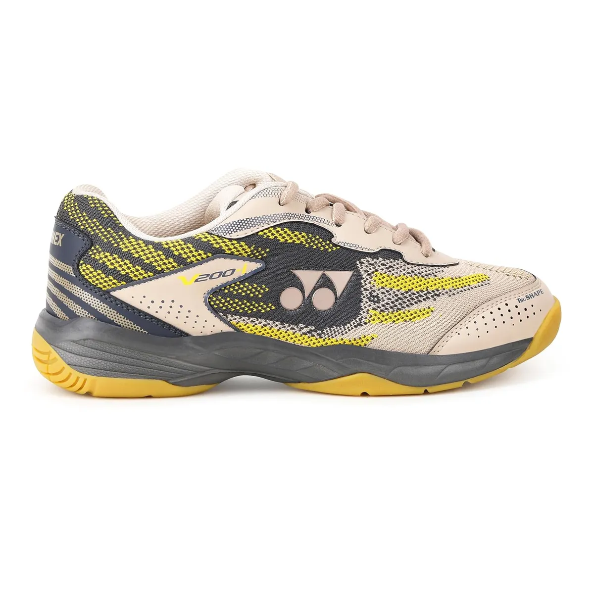 Yonex V200-i Badminton Shoes Duo Foam Carbon Sheet HexaGrip Tru Shape Sail Lunar Rock UK 9
