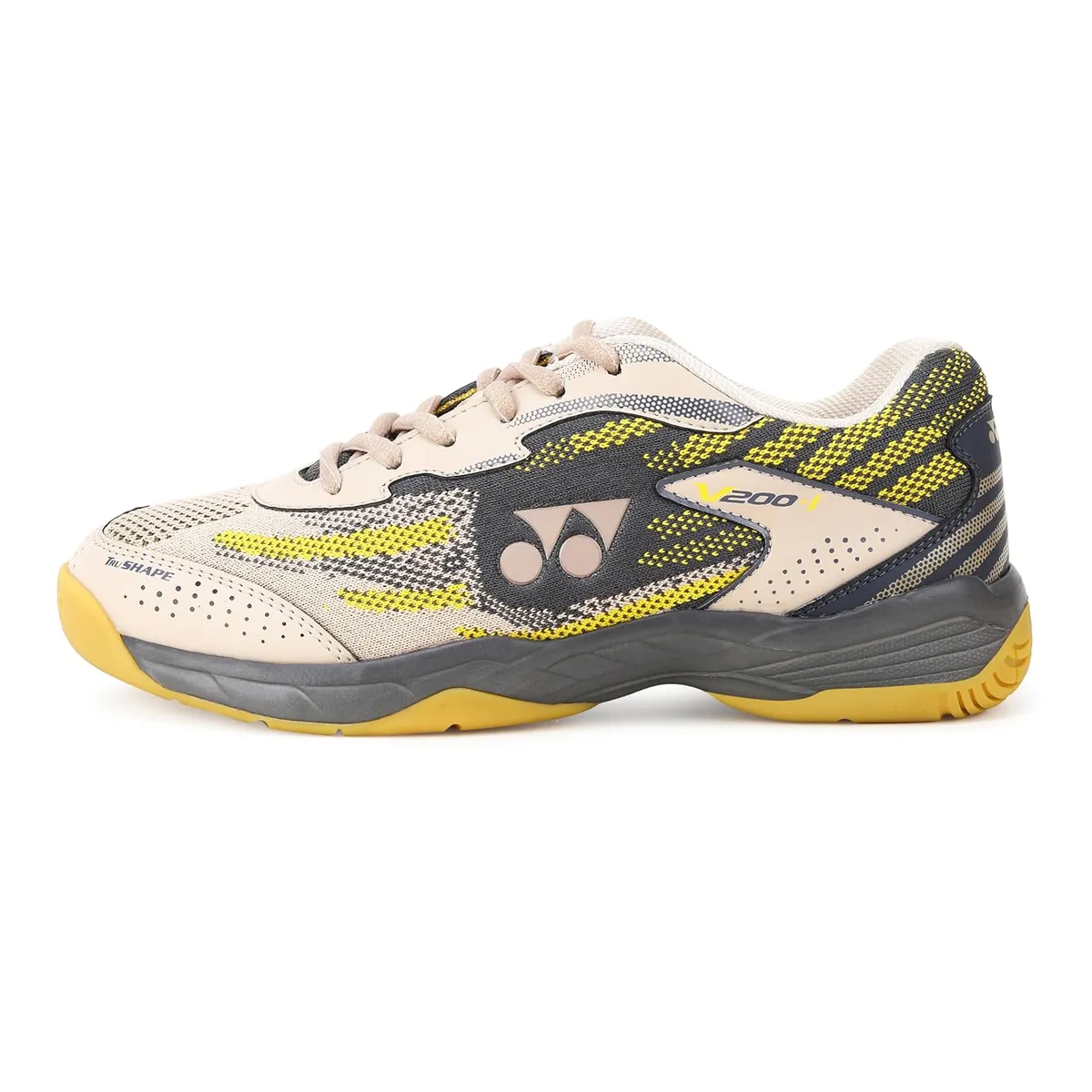 Yonex V200-i Badminton Shoes Duo Foam Carbon Sheet HexaGrip Tru Shape Sail Lunar Rock UK 9