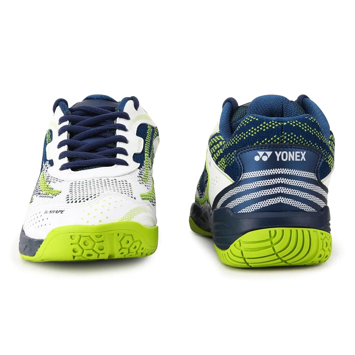 Yonex V200-i Badminton Shoes Duo Foam Carbon Sheet HexaGrip Tru Shape White Deep Ocean UK 8
