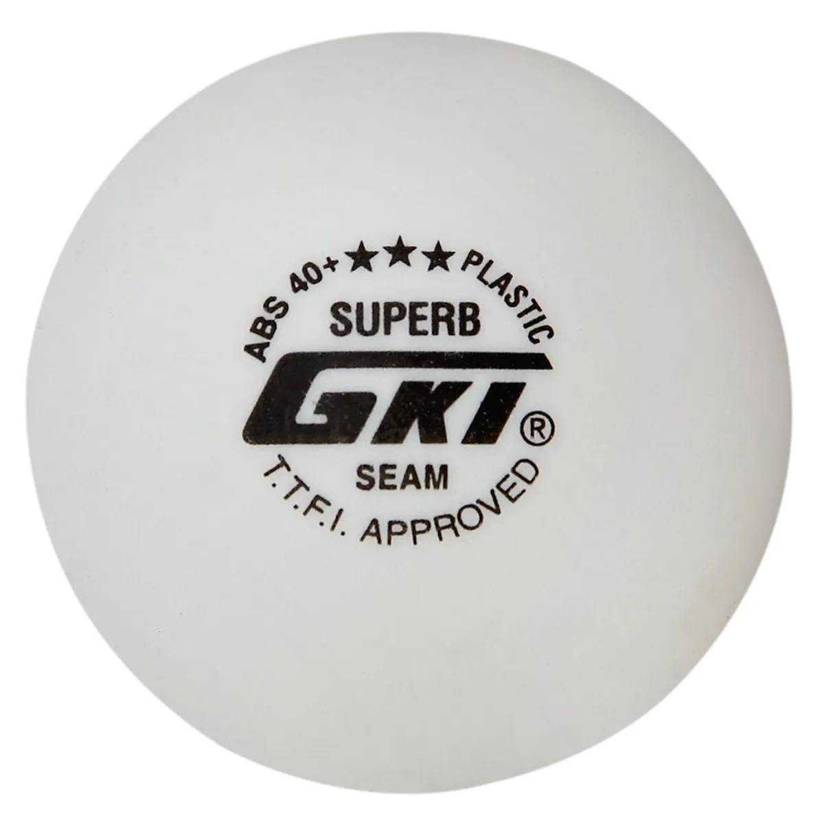 GKI 3 Star Superb Table Tennis Ball Pack of 6 3 Star