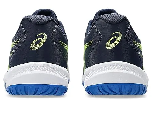 ASICS Upcourt 6 Badminton Shoes Midnight/Safety Yellow UK 9