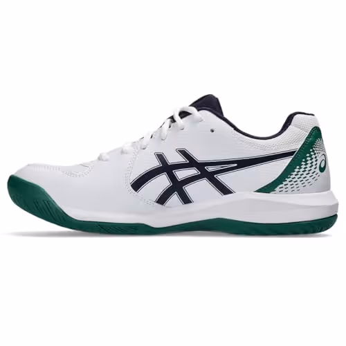 ASICS Gel Dedicate 8 Tennis Shoes White/Blue Size 10
