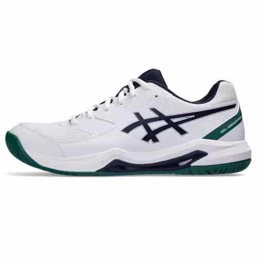 ASICS Gel Dedicate 8 Tennis Shoes White/Blue Size 10