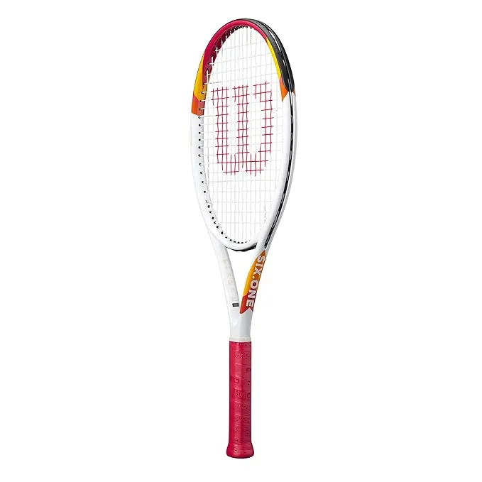 Wilson Six One Tennis Racquet White-Red-Yellow GRP3 (265g)