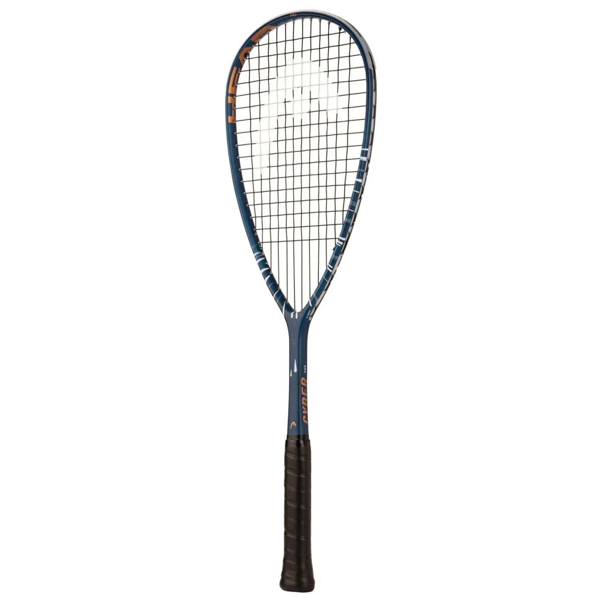 HEAD Cyber Pro Squash Racquet 170g Navy Strung Recreational