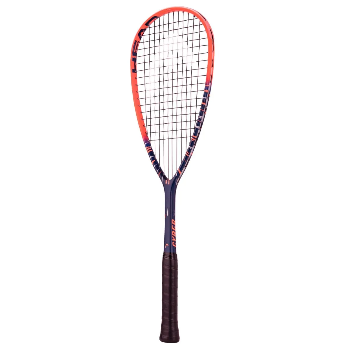HEAD Cyber Tour Squash Racquet 160g Pink Navy Strung Beginner