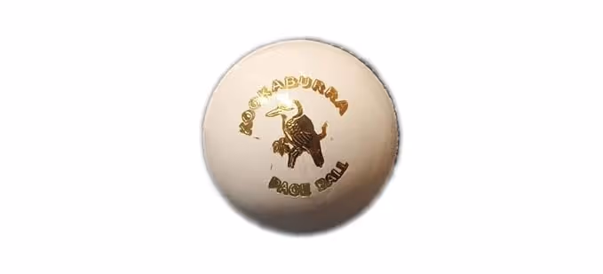 Kookaburra Pace Cricket Leather Ball White 156g