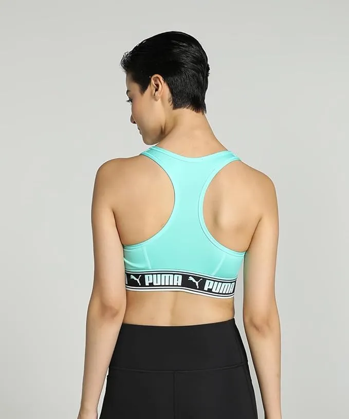 Puma Mid Impact Strong Bra Black/Orchid Shadow XXL
