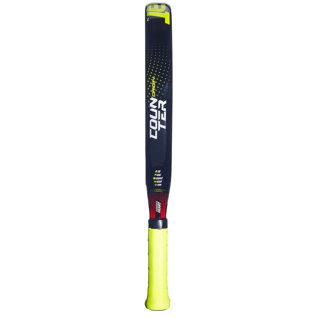 Babolat Counter Origin Padel Racquet Black Yellow 355g Round Fiberglass EVA