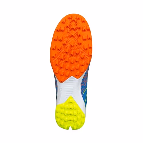 TOTAL PS-I-Dominate Football Indoor Turf Shoes Sky/Orange UK Size 9
