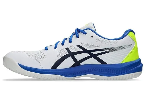 ASICS Upcourt 6 Badminton Shoes White/Blue UK 9