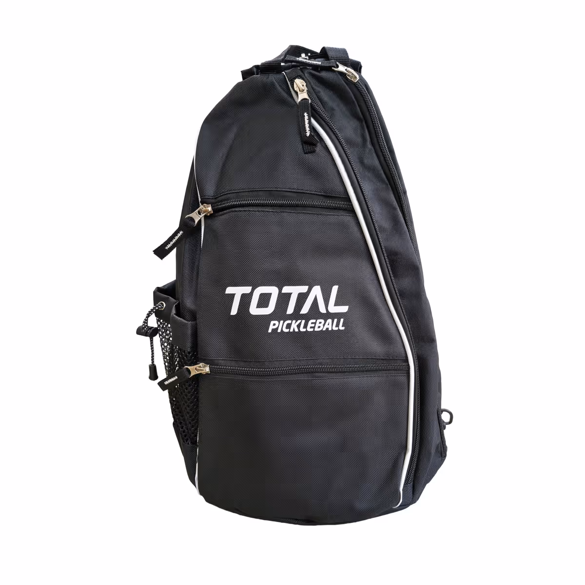 Total TSF6-9 Pickleball Paddle Cover Bag Black 2 Paddles 4 Balls Zipper Dual Strap Compact