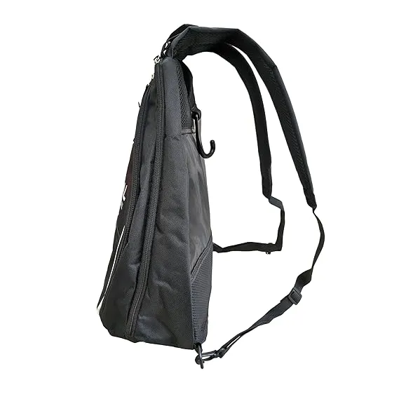 Total TSF6-9 Pickleball Paddle Cover Bag Black 2 Paddles 4 Balls Zipper Dual Strap Compact