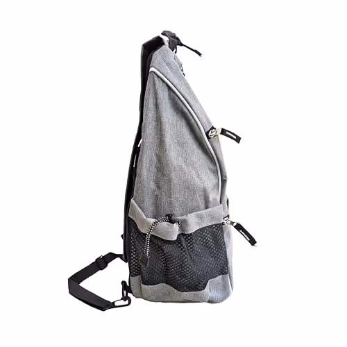 Total TSF6-9 Pickleball Paddle Cover Bag Silver 2 Paddles 4 Balls Zipper Dual Strap Compact