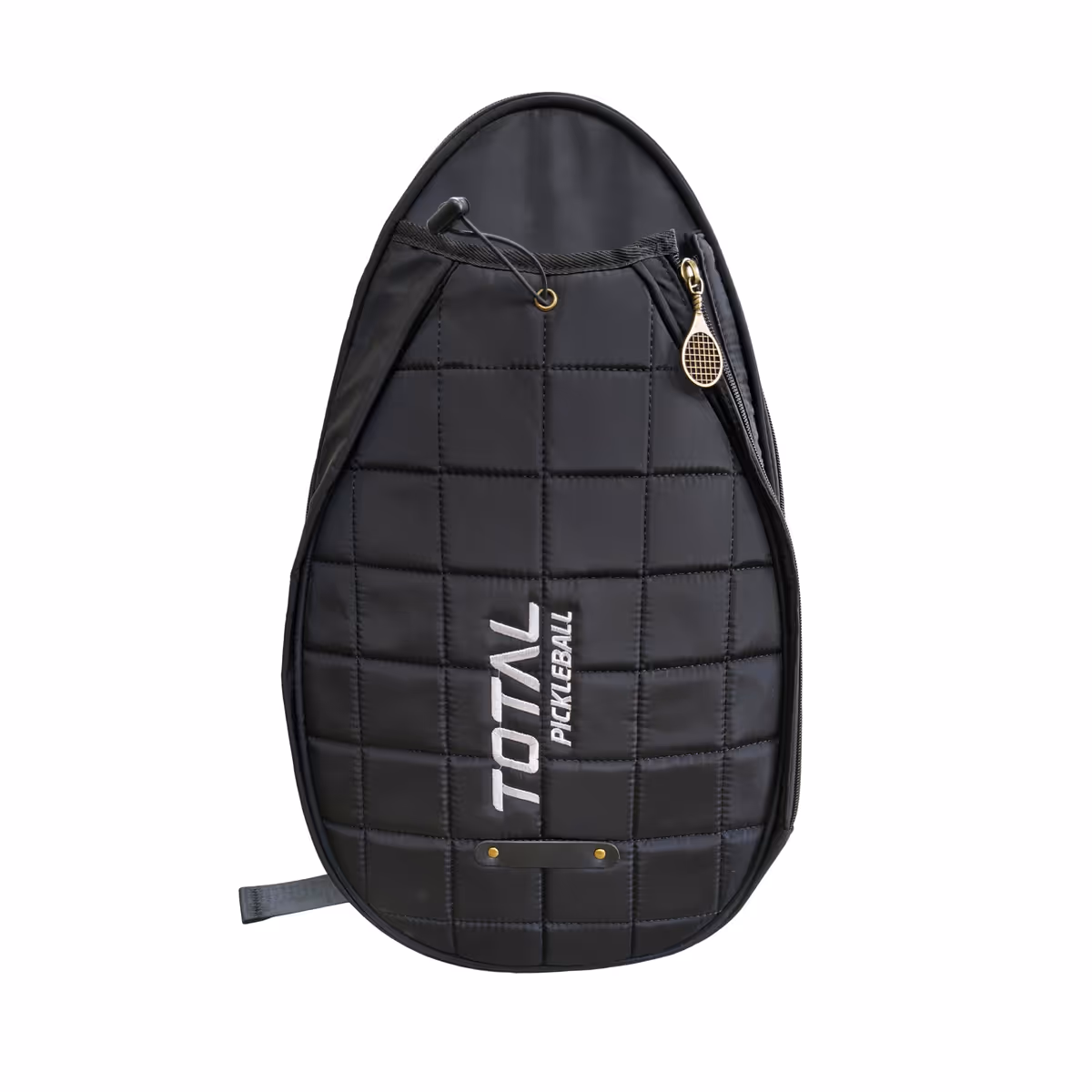 Total TSF6-10 Pickleball Kit Bag Black Holds 2 Paddles Balls Accessories Lightweight Durable