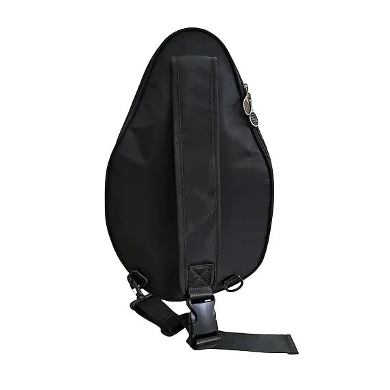 Total TSF6-10 Pickleball Kit Bag Black Holds 2 Paddles Balls Accessories Lightweight Durable