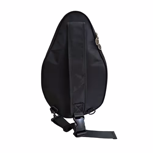 Total TSF6-10 Pickleball Kit Bag Black Holds 2 Paddles Balls Accessories Lightweight Durable