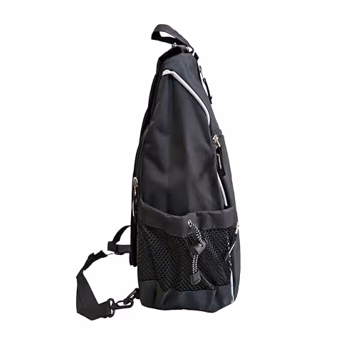 Total TSF6-10 Pickleball Kit Bag Blue Holds 2 Paddles Balls Accessories Lightweight Durable