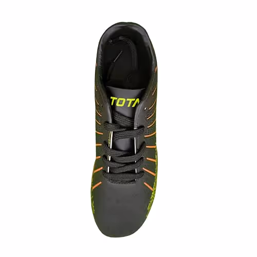 TOTAL PS-I-Dominate Football Indoor Turf Shoes Black/Orange UK Size 9