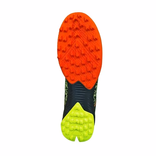 TOTAL PS-I-Dominate Football Indoor Turf Shoes Black/Orange UK Size 9