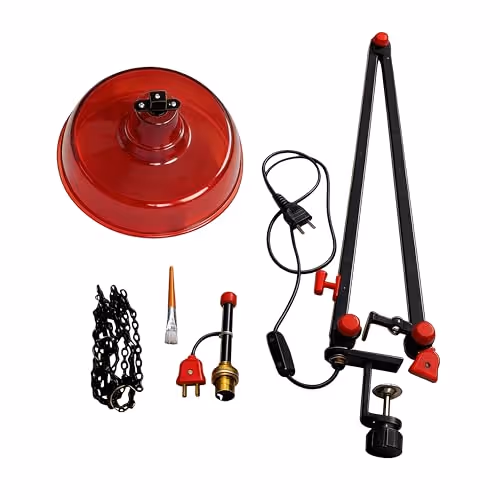 Total ASI Adjustable Carrom Lamp Shade Foldable Metal Frame Height Angle Adjustable Lighting