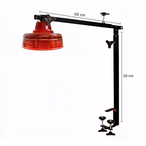 Total ASI Adjustable Carrom Lamp Shade Foldable Metal Frame Height Angle Adjustable Lighting