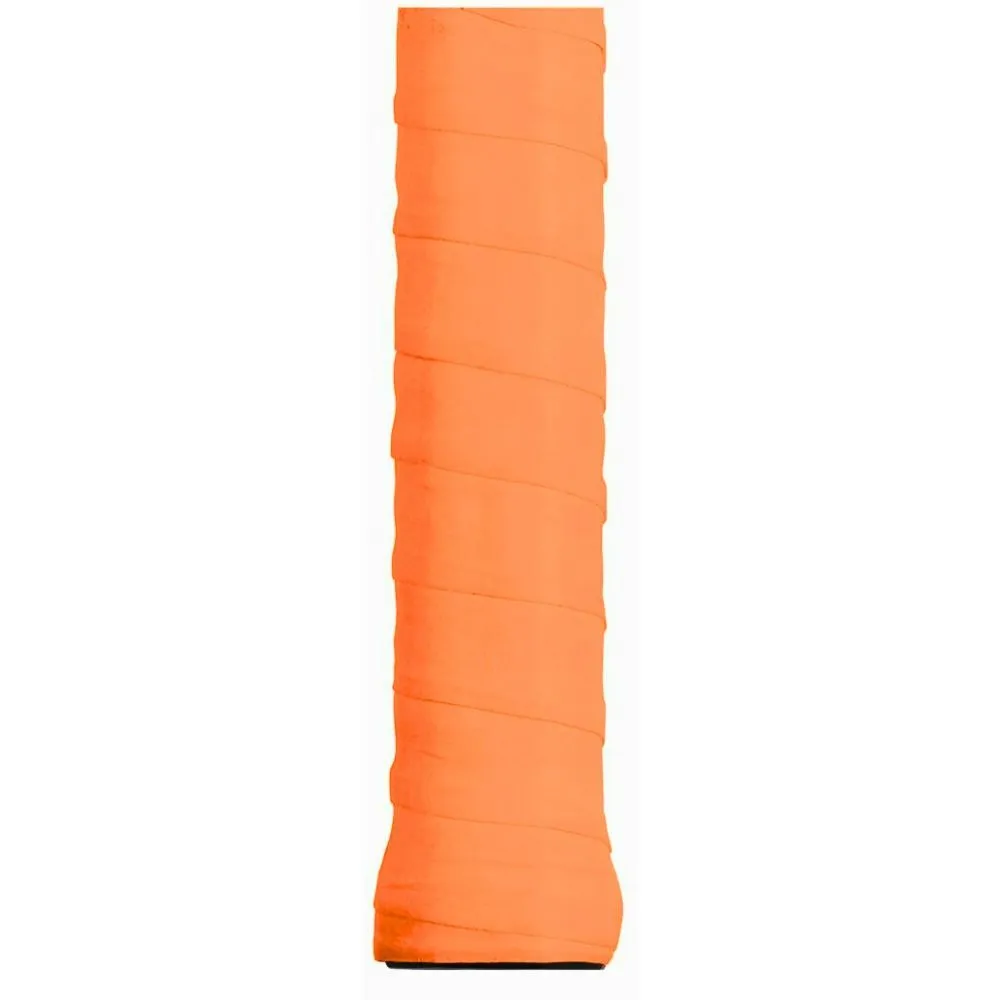 Wilson Pro Overgrip Pack of 3 0.6mm High-Stretch Felt Smooth Durable Orange Badminton Tennis