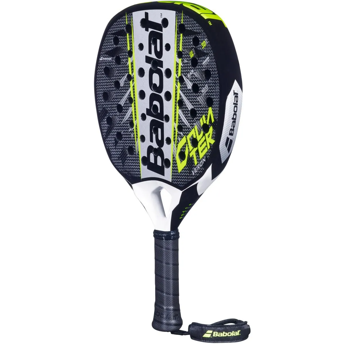 Babolat Counter Veron 2.6 Padel Racquet Black Green 365g Round CarbonFlex EVA