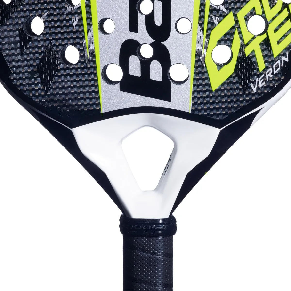Babolat Counter Veron 2.6 Padel Racquet Black Green 365g Round CarbonFlex EVA