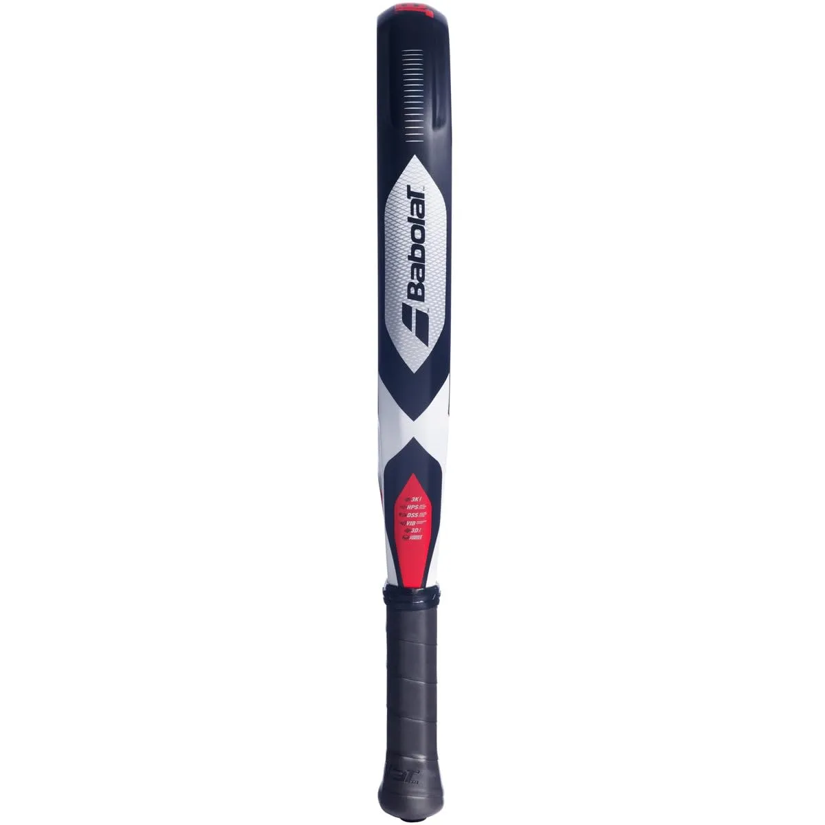 Babolat Technical Viper 3.0 Padel Racquet Black Red Silver 370g Diamond 3K Carbon