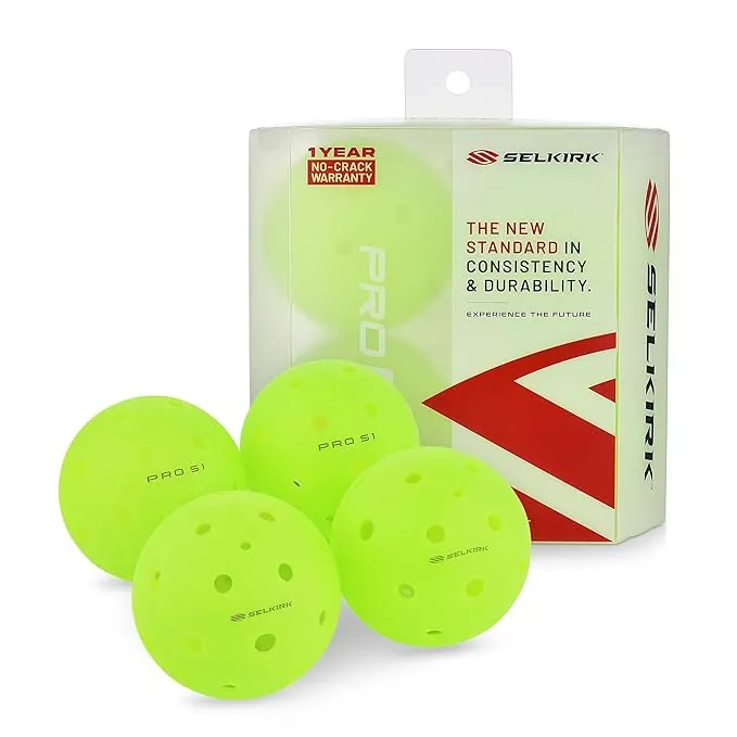 Selkirk Pro S1 Pickleball Green Pack of 4
