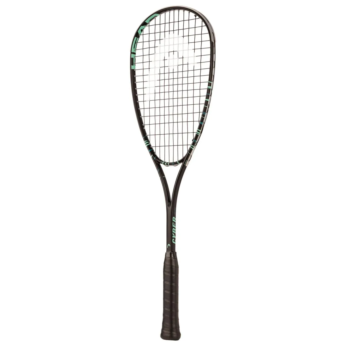 HEAD Cyber Elite Squash Racquet 190g Black Strung Beginner