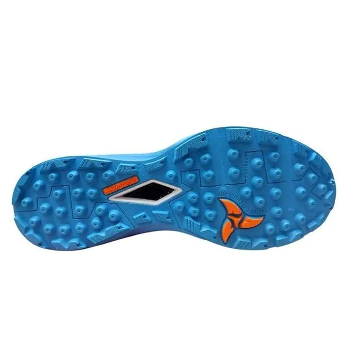 Gray-Nicolls GN Volt XW Pro Cricket Shoes Rubber Spike Blue/Orange Size 10