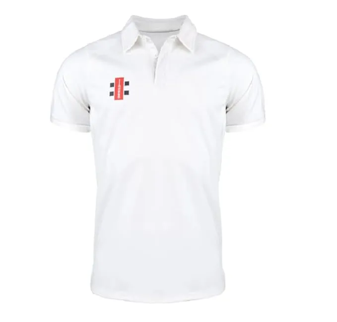 Gray-Nicolls GN10 Pro Performance Half Sleeves Cricket T-Shirt Off White Size 32