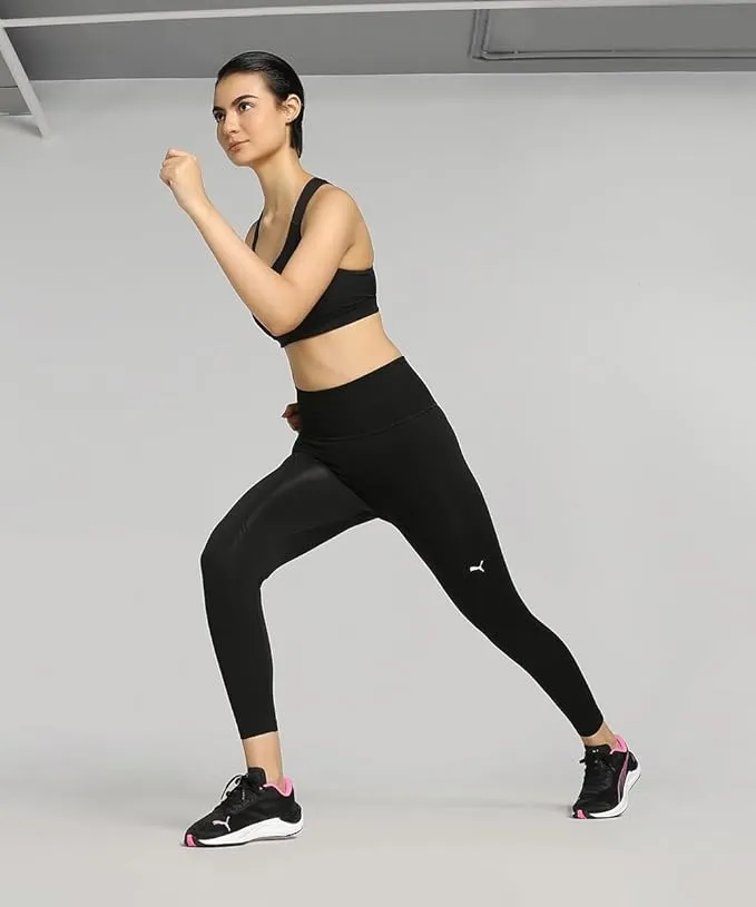 Puma 4Keeps Run Moisture Wicking Mid Impact Bra Black L