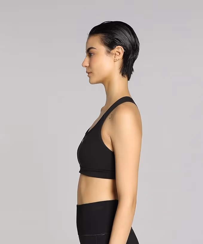 Puma Women's 524953 Sports Bra Mid Impact PUMA White / Accent XL