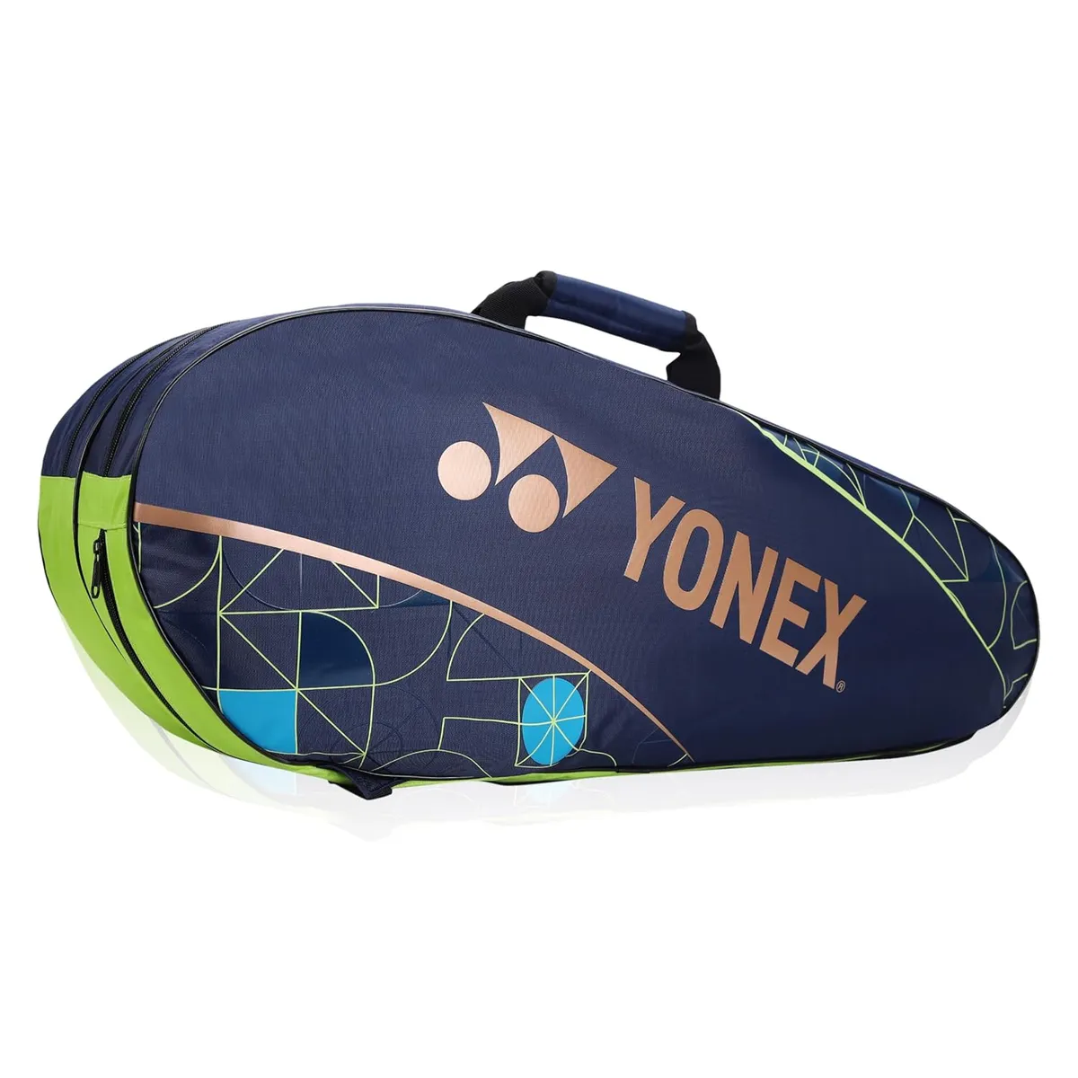 Yonex ACE2 BT6 Badminton Racquet Bag Thermal Lined 6 Racket Anti-Theft Bellwhether Blue