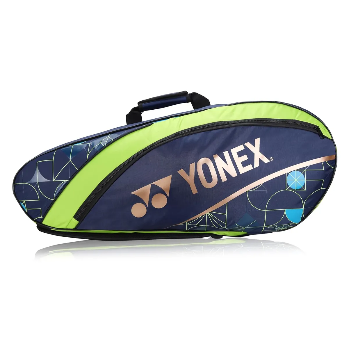Yonex ACE2 BT6 Badminton Racquet Bag Thermal Lined 6 Racket Anti-Theft Bellwhether Blue